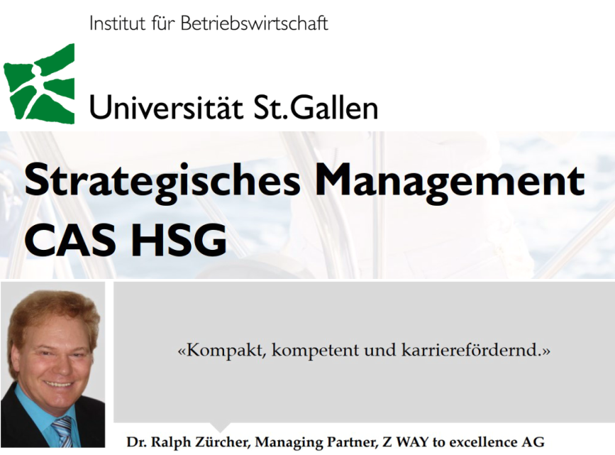 Testimonial Ralph Zuercher Uni St. Gallen