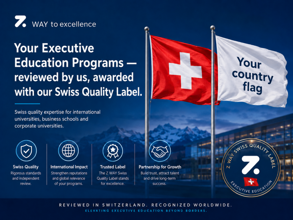 Z WAY to excellence Swiss Quality Label ChatGPT Image 18. Juli 2026, 06 28
